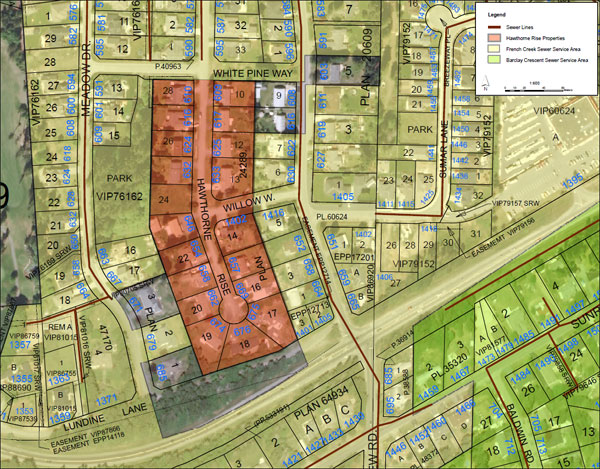 Hawthorne Rise Properties - Map