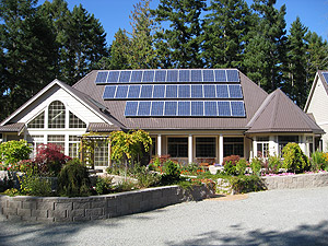 Residential Solar Power System in Errington