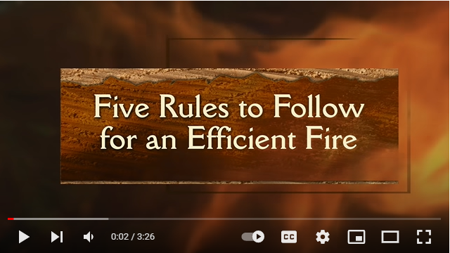 Video link - 5 Rules for Efficient Burning