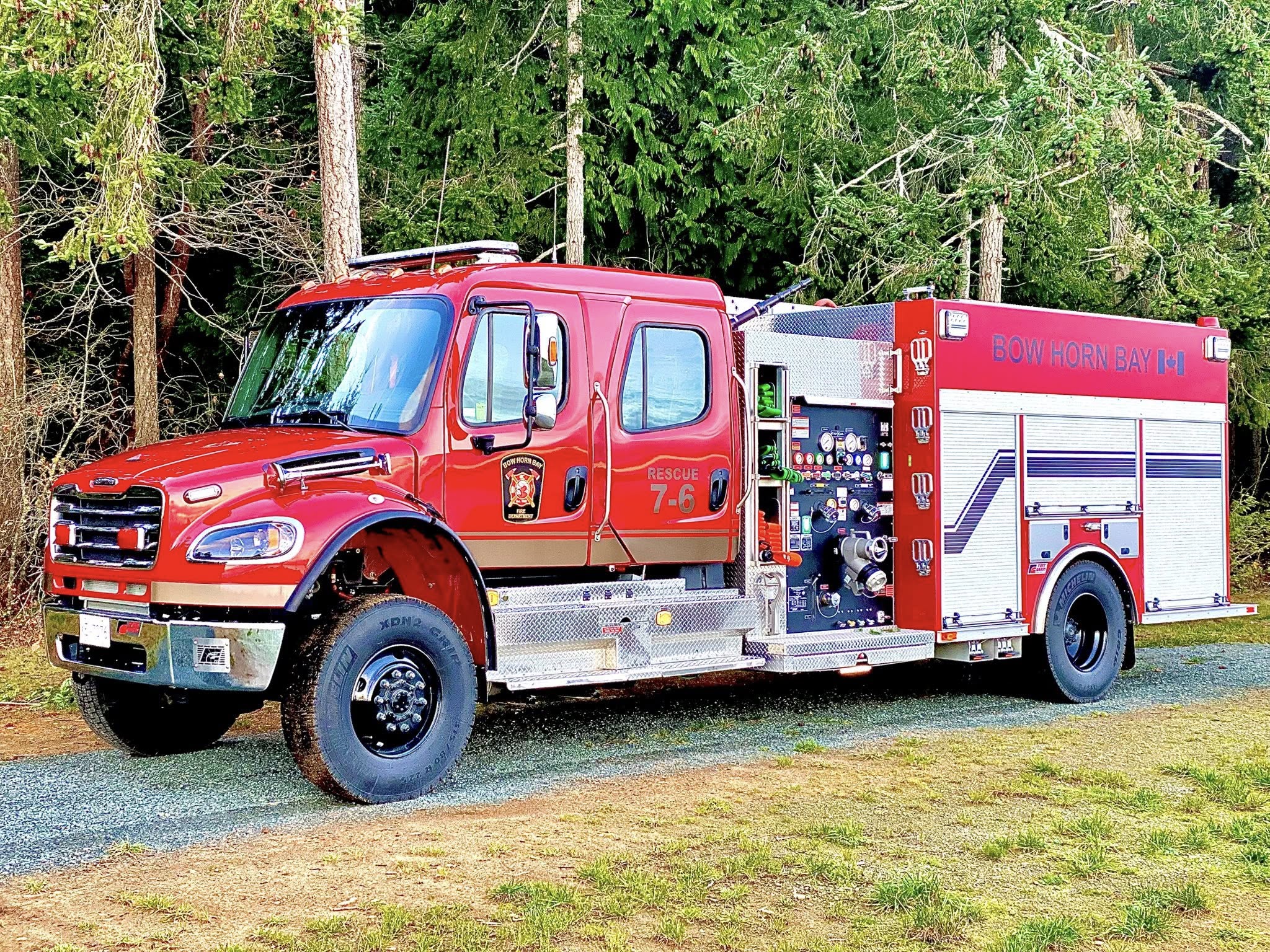 Bow Horn Bay Fire Department New Fire Truck 