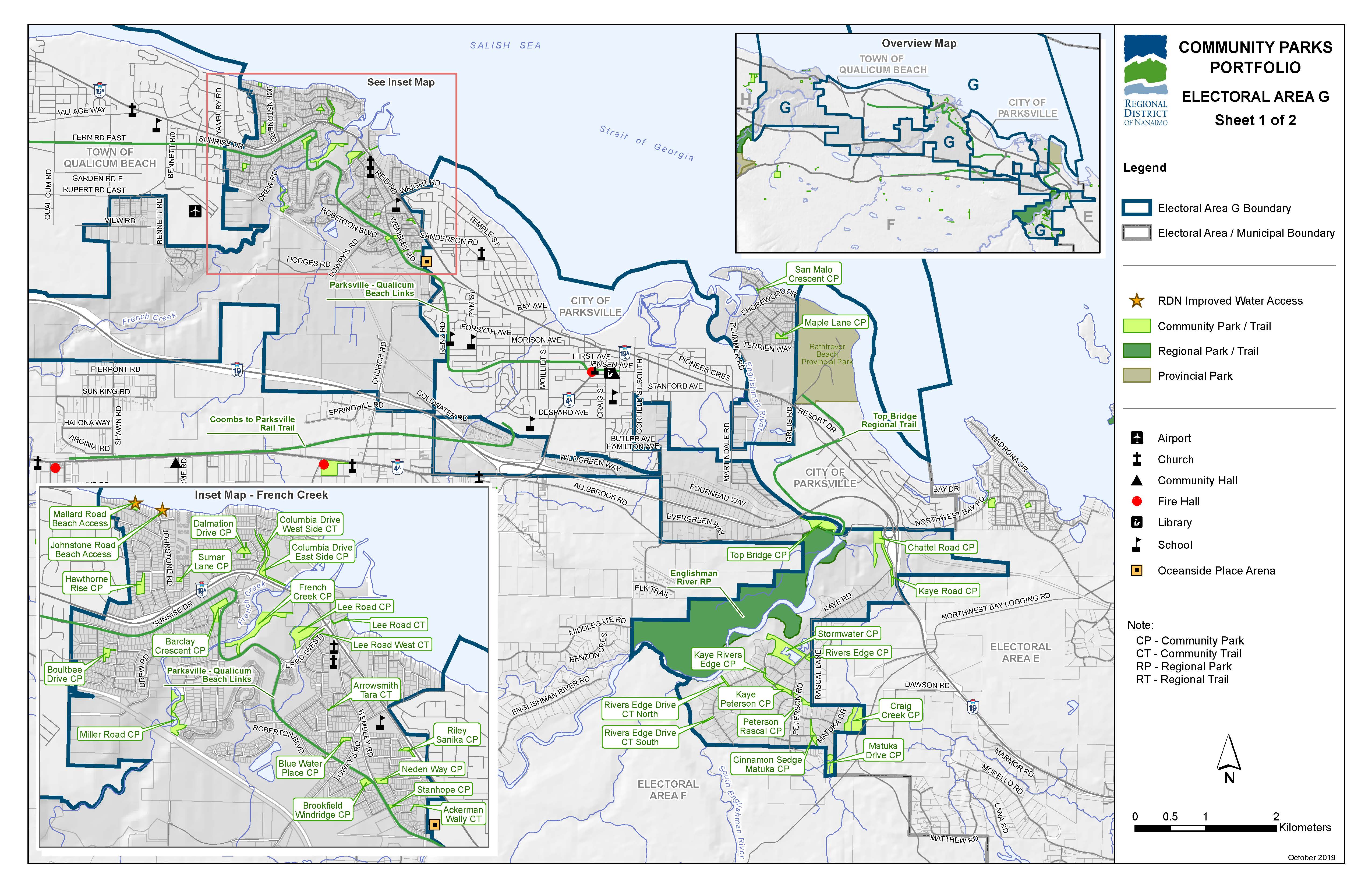 Community Parks and Trails in Area G (East)