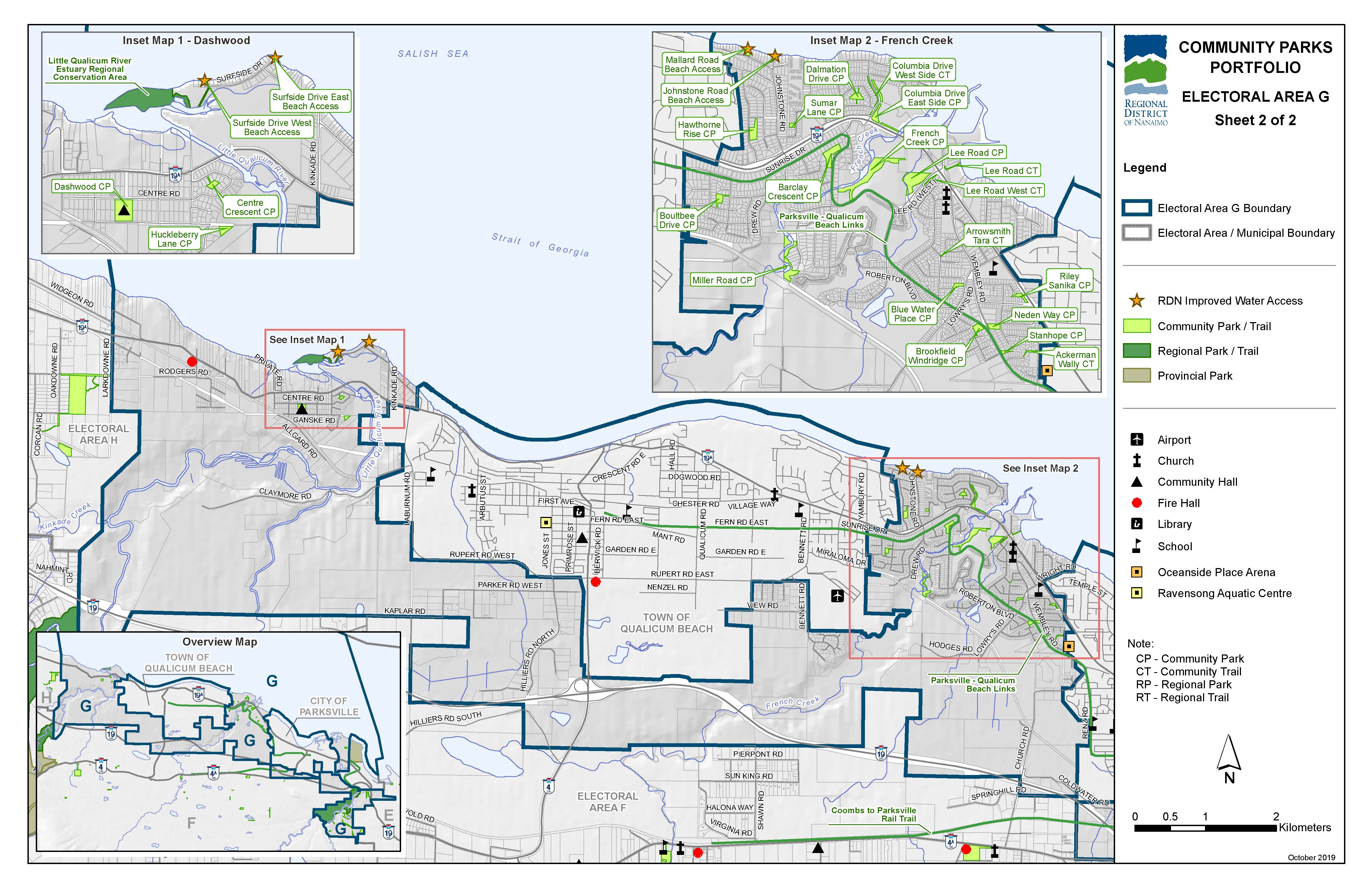 Community Parks and Trails in Area G (West)