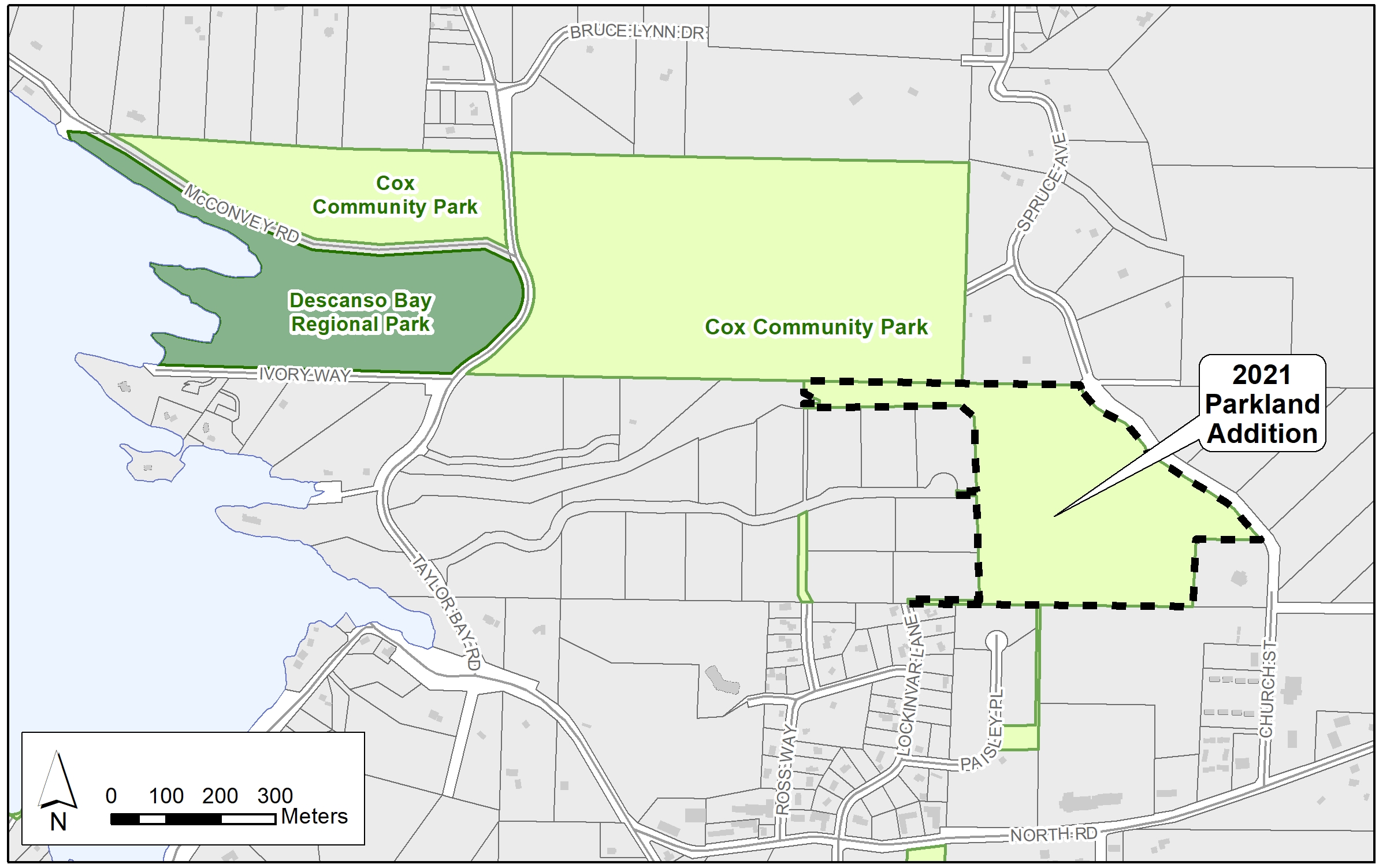 Cox Community Park Map