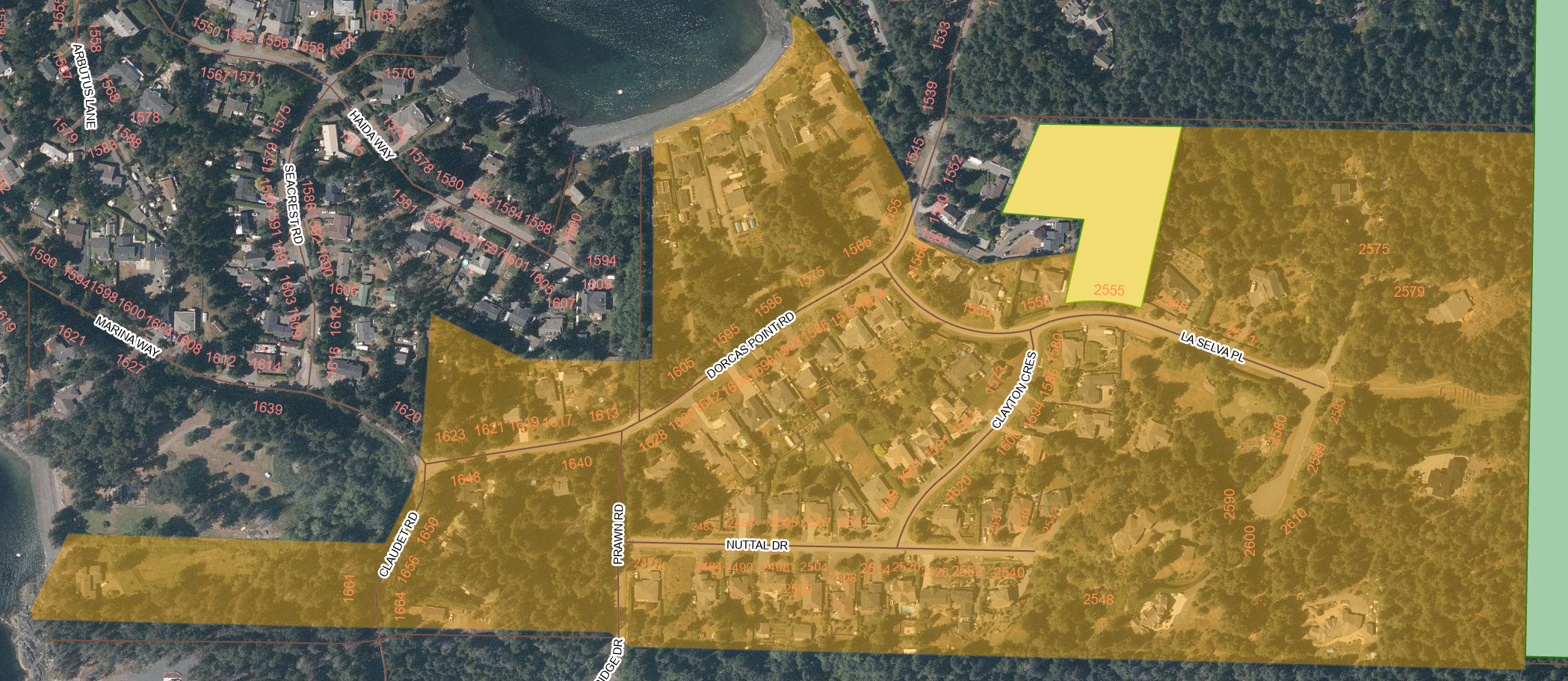 Dorcas Pt Map