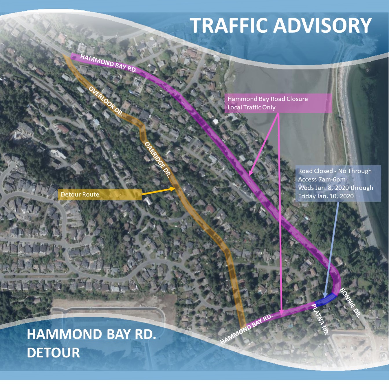 traffic advisory map