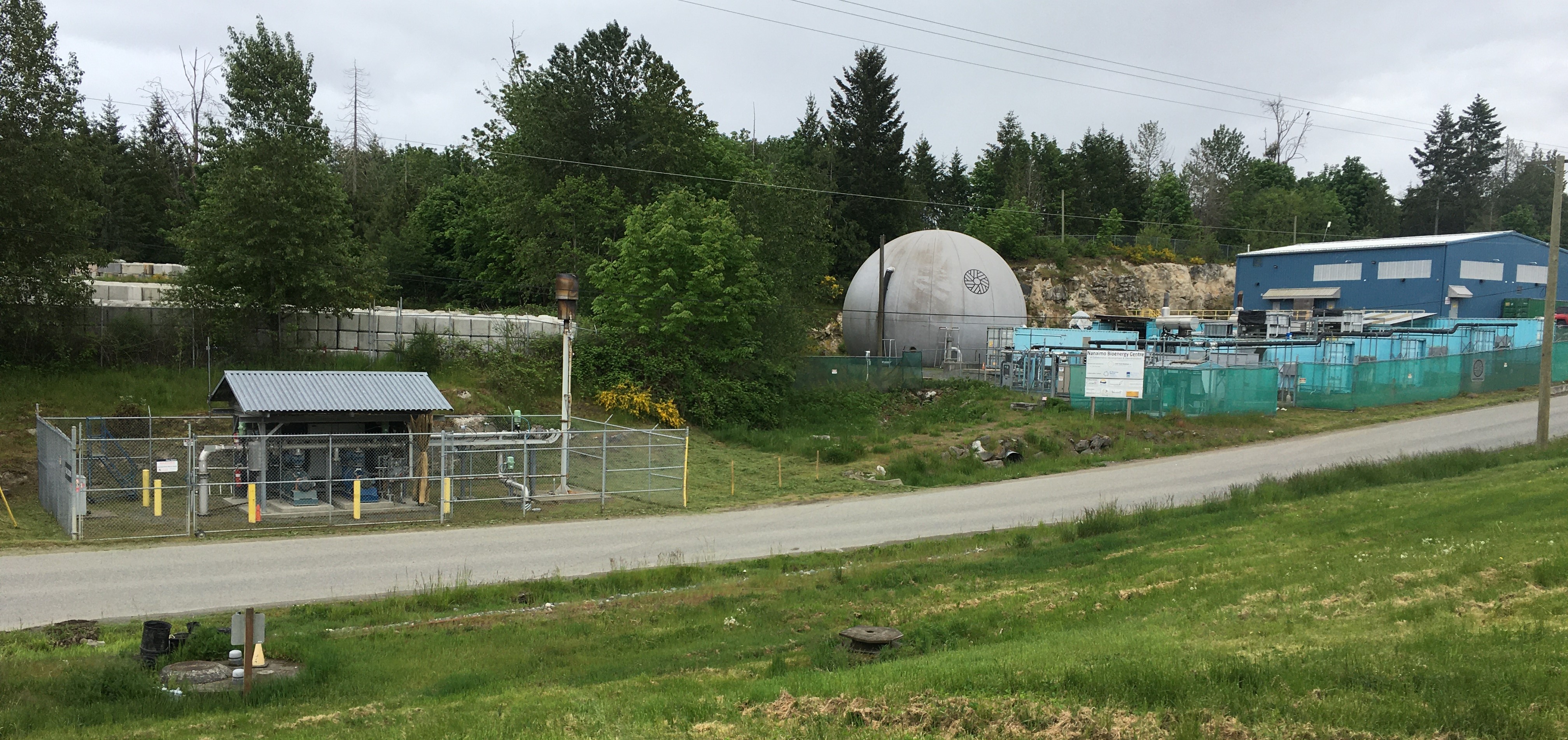 Landfill gas flare and Cedar Road Bioenergy Inc.