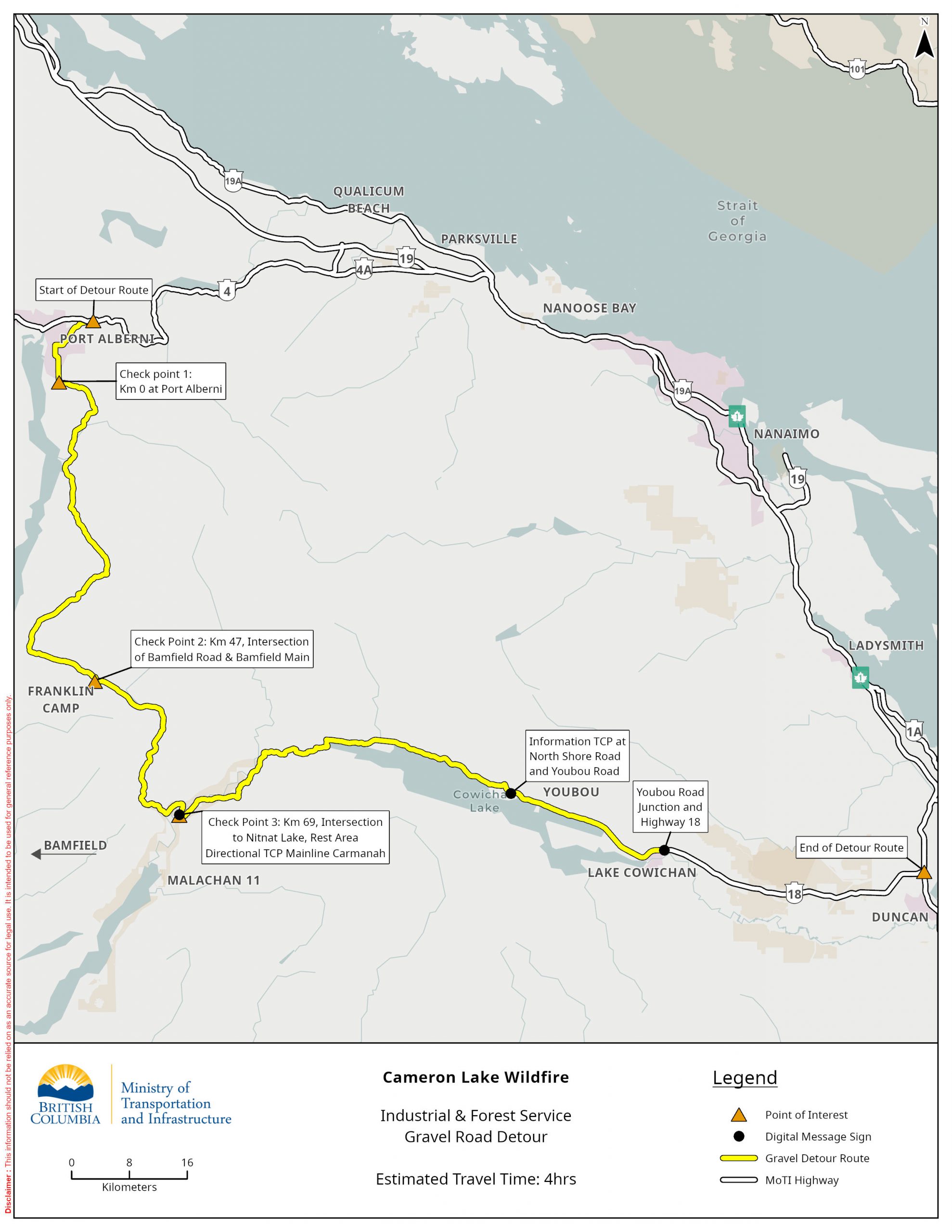Detour Map