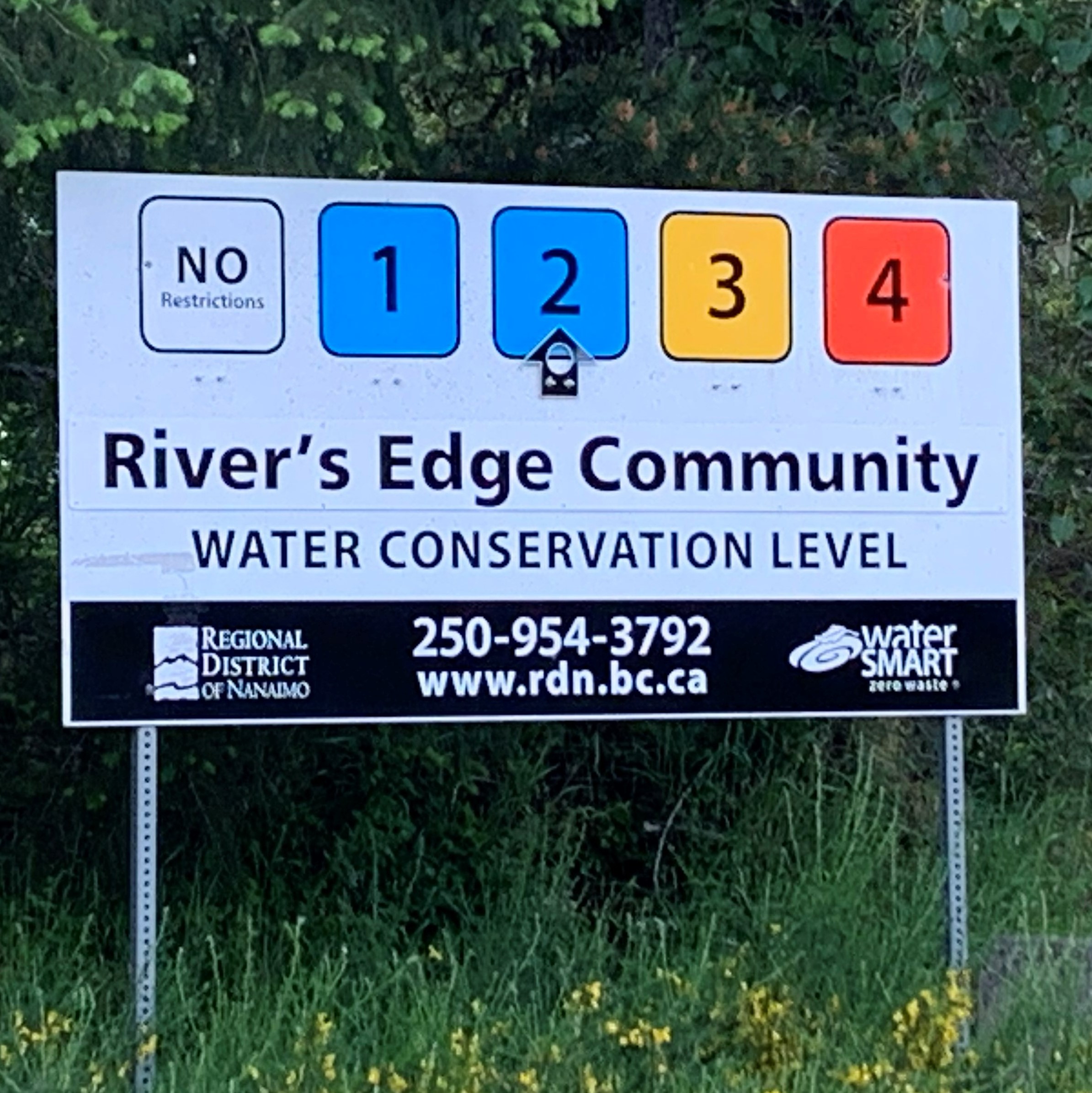 Rivers Edge sign